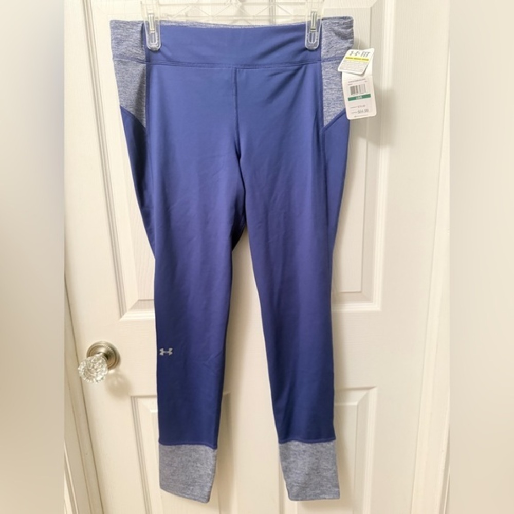 NWT Under Armour Purple Leggings Sz L FD